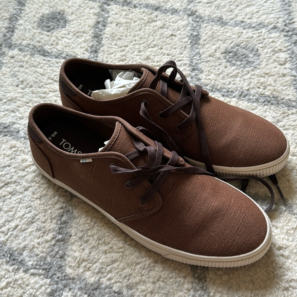 Toms Sneaker Carlo Earthwise Sustainable  Men's 9.5 Woman's11